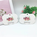 100pcs Hair Band Card DIY Jewelry Packing Card Hair Clip Bracelet Display Tag