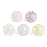 100pcs Acrylic Rose Flower Bead Mix for DIY Jewelry Making