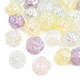 100pcs Acrylic Rose Flower Bead Mix for DIY Jewelry Making