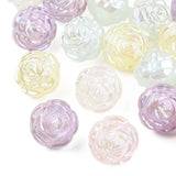 100pcs Acrylic Rose Flower Bead Mix for DIY Jewelry Making