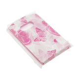 100pcs Pink Purple Stars Rose Butterfly Plastic Bag Jewelry Packing Pouches