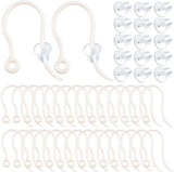 100pcs Plastic Earring Hooks Fish Hooks for DIY Jewelry Making