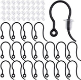 100pcs Plastic Earring Hooks Fish Hooks for DIY Jewelry Making