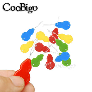 100pcs Plastic Needle Threader Stitch Wire Needles Thread Insertion Tools
