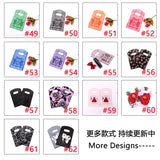 100pcs Plastic Small Jewelry Pouches Bags Wedding Candy Gift 9*15cm