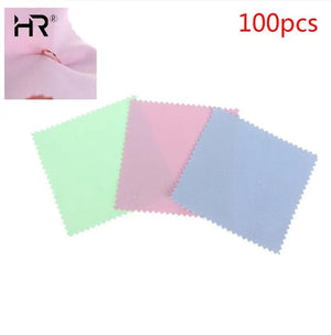 100pcs Polish Cleaning Polishing Cloth 8x8cm