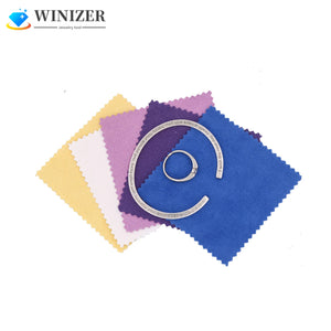 100pc Multicolor Polishing Cloth for Silver Jewelry Tool
