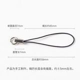 100pcs Christmas Bell Keychain Lanyard for Phone USB Flash Drive Charm Keyring