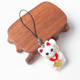 100pcs Polyester Single Ring Lanyard Christmas Bell Keychain Rope