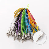 100pcs Polyester Single Ring Lanyard Christmas Bell Keychain Rope