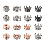 100pcs Clay Rhinestone Rondelle Beads For DIY Jewelry