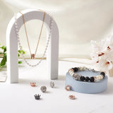 100pcs Clay Rhinestone Rondelle Beads For DIY Jewelry