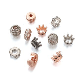 100pcs Clay Rhinestone Rondelle Beads For DIY Jewelry