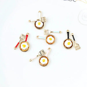 100pcs Alloy Jewelry Accessories Earring Brooch Pendant Bracelet DIY Kit