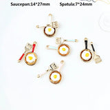 100pcs Alloy Jewelry Accessories Earring Brooch Pendant Bracelet DIY Kit