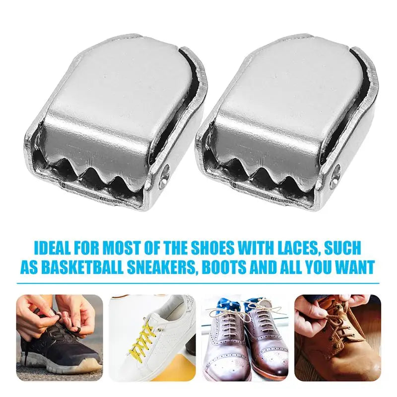 100pcs Shoelace Buckles Durable Sneaker Laces Clasps Lace Parts