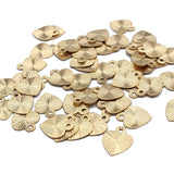 100pcs Small Heart Charms for Jewelry Making