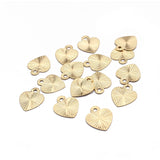 100pcs Small Heart Charms for Jewelry Making