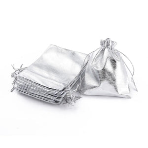 100pcs Organza Gift Bags Drawstring Jewelry Candy Wrapping Pouches