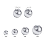 100pcs Labret Belly Ear Barbell Bar Beads Piercing Balls