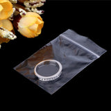 100pcs Resealable Plastic Zip Lock Bags 4cmx6cm Clear Poly Bag