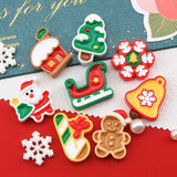 100pcs Christmas Resin Charms for Jewelry Making Accessories