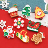 100pcs Christmas Resin Charms for Jewelry Making Accessories