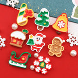 100pcs Christmas Resin Charms for Jewelry Making Accessories