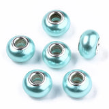 100pcs Resin European Beads Pearl Style for Jewelry Making DIY Craft