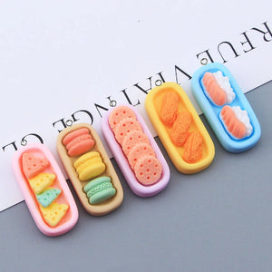 100pcs Resin Food Charms Pendants for Jewelry Making