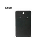 100pcs Retro Cardboard Earring Necklace Display Holder Tag