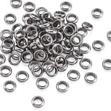 100pcs Stainless Steel Bead Spacers Jewelry Making DIY Findings 4-8mm