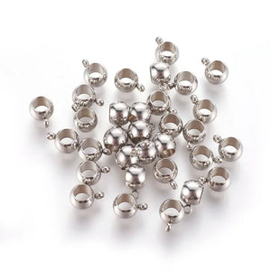100pcs Stainless Steel Hanger Links 9x6.5x5mm