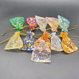 100pcs Rose Drawstring Bag Organza Gift Pouches Wedding Packaging Bag