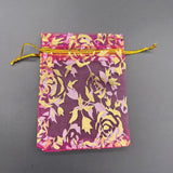 100pcs Rose Drawstring Bag Organza Gift Pouches Wedding Packaging Bag