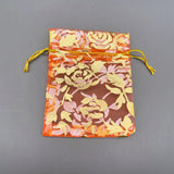 100pcs Rose Organza Gift Bag Christmas Wedding Packaging Small Mesh Sachet Bags
