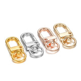 100pcs Rotating Dog Buckle Lobster Clasps For DIY Jewelry Making
