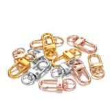 100pcs Rotating Dog Buckle Lobster Clasps For DIY Jewelry Making