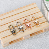100pcs Rotating Dog Buckle Lobster Clasps For DIY Jewelry Making