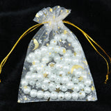 100pcs Royal Organza Gift Bags 9*12cm Wedding Party Favor Jewelry Packaging Pouc