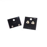 100pcs S925 Style Earrings Display Cards for Stud & Drop Jewelry DIY