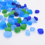 100pcs Sea Beach Glass Beads Jewelry Pendant 12-18mm