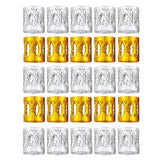 100pcs Hair Braid Dreadlock Beads Cuffs Hair Ring Hair Extension Accessories