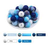 100pcs Silicone Bead 15mm Sensory Teething Necklace DIY Jewelry