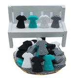 100pcs Silicone Beads Nurse Scrub Food Teether