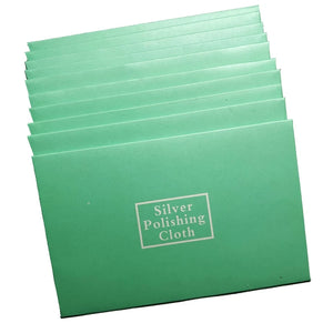 100pcs Silver Cleaning Polishing Cloth for Jewelry Maintenance