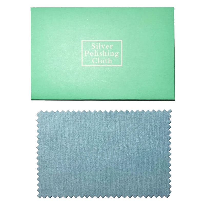 100pcs Silver Cleaning Polishing Cloth for Jewelry Maintenance