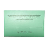 100pcs Silver Cleaning Polishing Cloth for Jewelry Maintenance