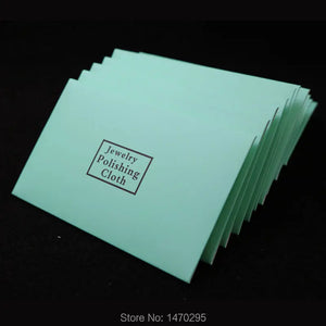 100pcs Silver Polish Cleaning Polishing Cloth with Package