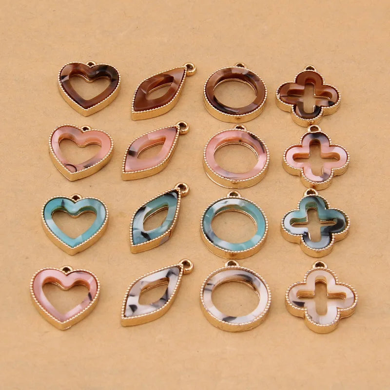 100pcs Small Pendant DIY Alloy Jewelry Accessories